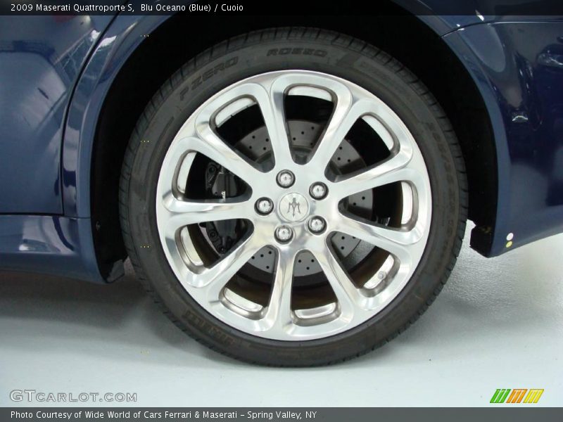 Blu Oceano (Blue) / Cuoio 2009 Maserati Quattroporte S