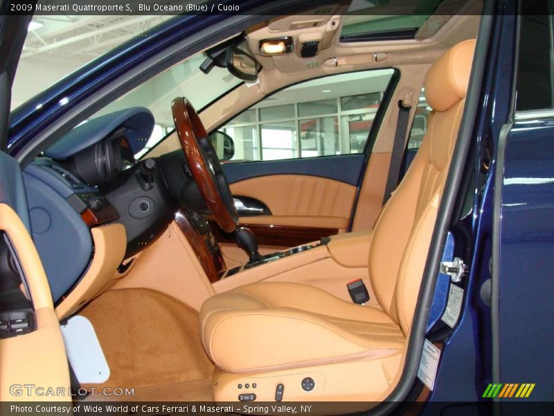 Blu Oceano (Blue) / Cuoio 2009 Maserati Quattroporte S