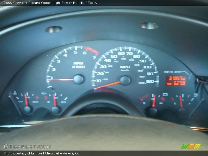 Light Pewter Metallic / Ebony 2000 Chevrolet Camaro Coupe