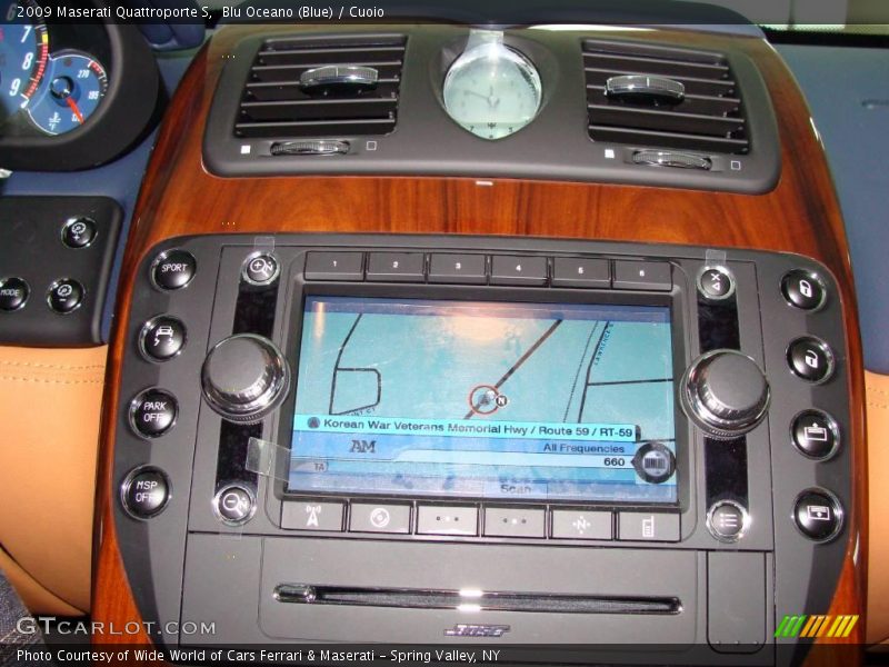 Blu Oceano (Blue) / Cuoio 2009 Maserati Quattroporte S