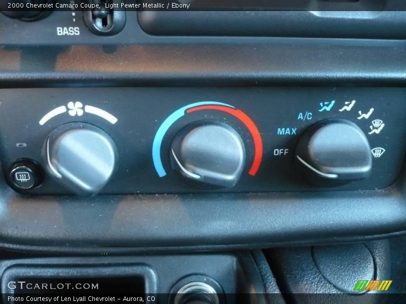 Light Pewter Metallic / Ebony 2000 Chevrolet Camaro Coupe