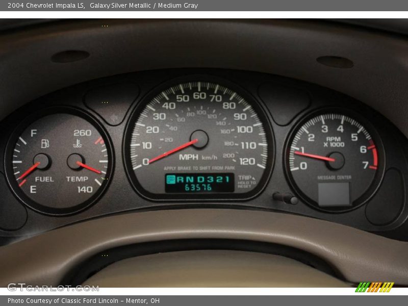 Galaxy Silver Metallic / Medium Gray 2004 Chevrolet Impala LS
