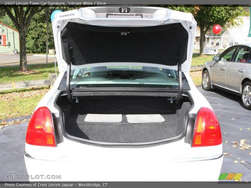 Vibrant White / Dove 2007 Lincoln Town Car Signature