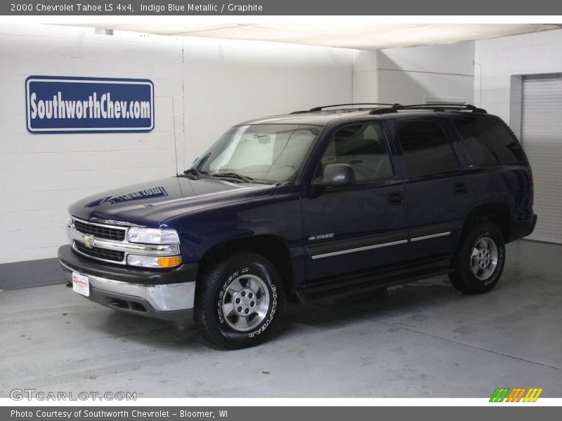 Indigo Blue Metallic / Graphite 2000 Chevrolet Tahoe LS 4x4