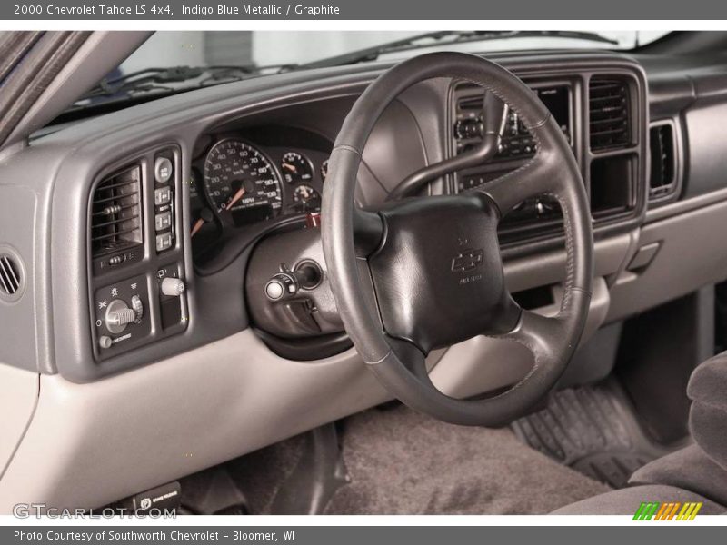 Indigo Blue Metallic / Graphite 2000 Chevrolet Tahoe LS 4x4