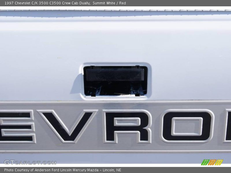 Summit White / Red 1997 Chevrolet C/K 3500 C3500 Crew Cab Dually