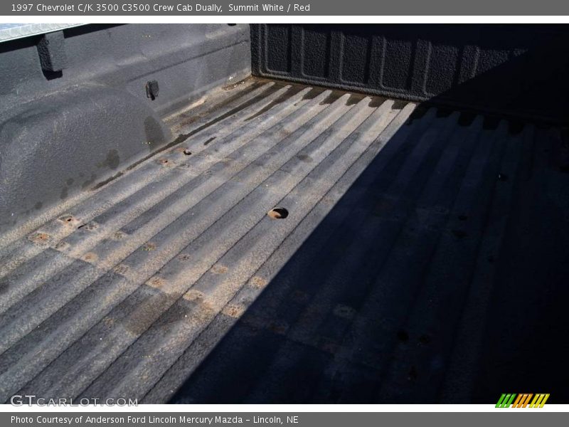 Summit White / Red 1997 Chevrolet C/K 3500 C3500 Crew Cab Dually