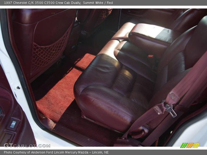 Summit White / Red 1997 Chevrolet C/K 3500 C3500 Crew Cab Dually