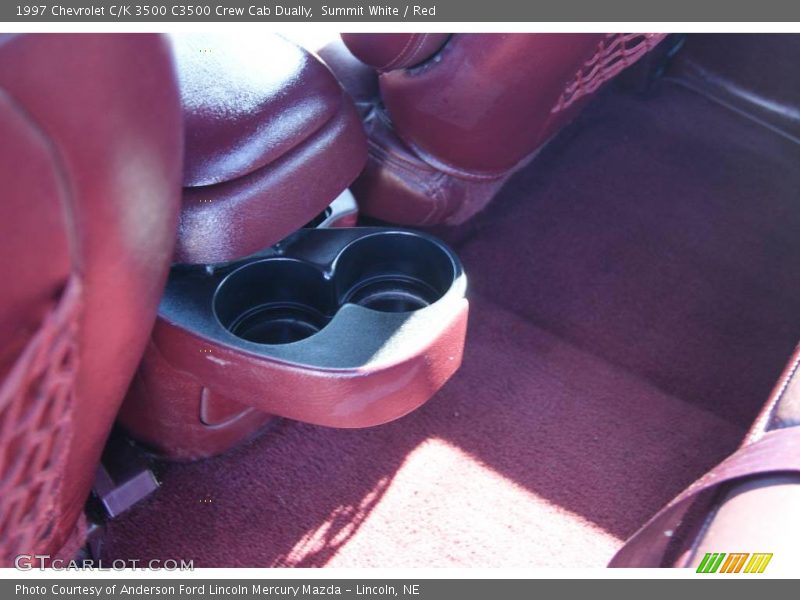 Summit White / Red 1997 Chevrolet C/K 3500 C3500 Crew Cab Dually