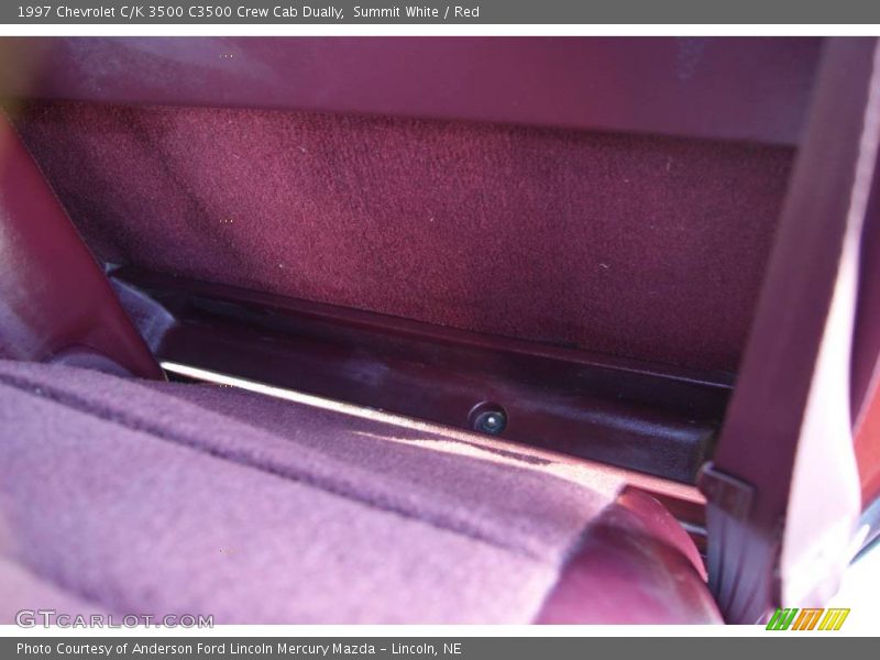 Summit White / Red 1997 Chevrolet C/K 3500 C3500 Crew Cab Dually