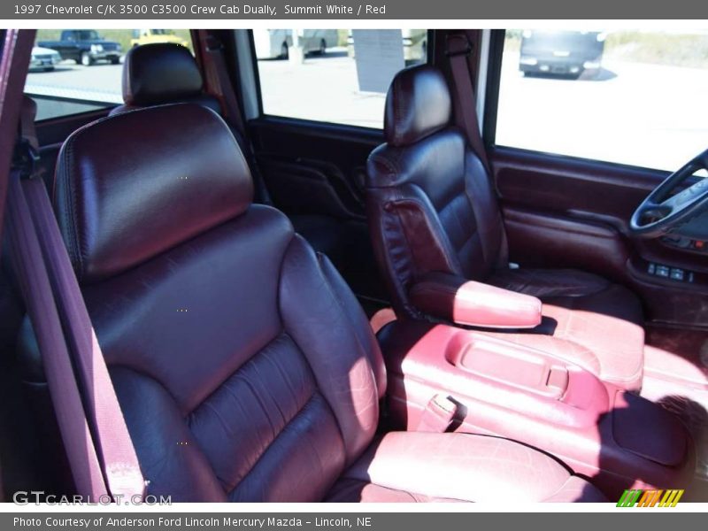 Summit White / Red 1997 Chevrolet C/K 3500 C3500 Crew Cab Dually