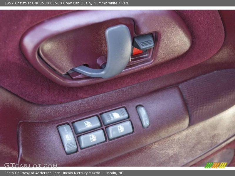 Summit White / Red 1997 Chevrolet C/K 3500 C3500 Crew Cab Dually