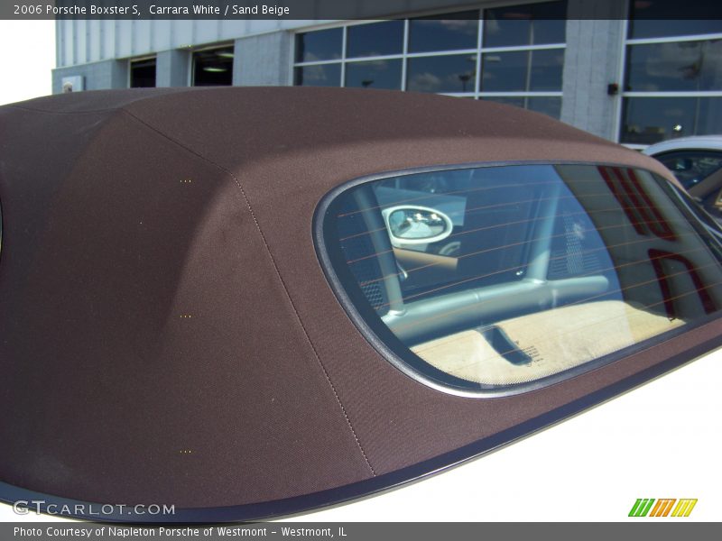 Carrara White / Sand Beige 2006 Porsche Boxster S
