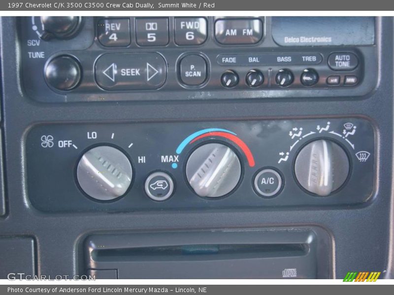 Summit White / Red 1997 Chevrolet C/K 3500 C3500 Crew Cab Dually