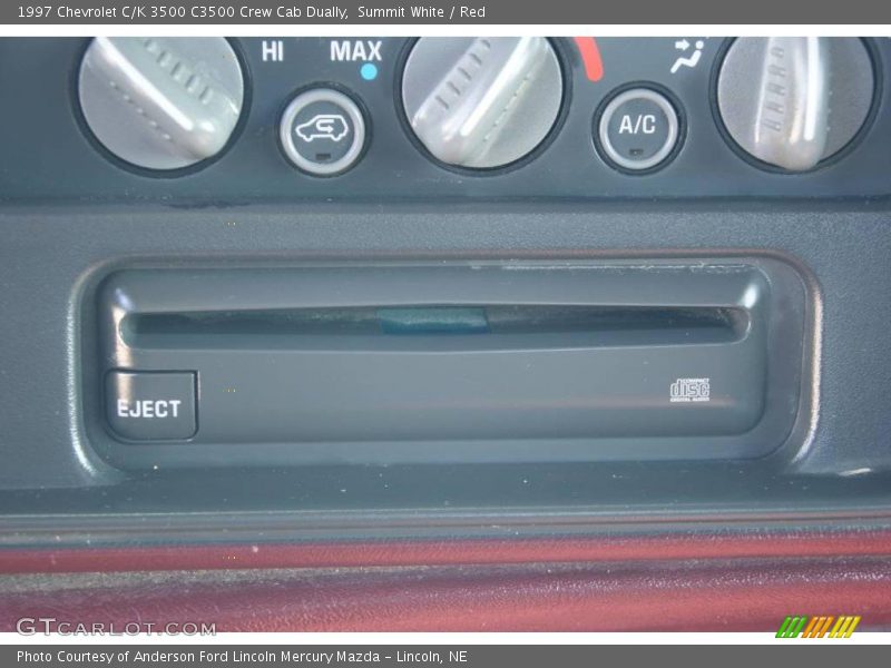 Summit White / Red 1997 Chevrolet C/K 3500 C3500 Crew Cab Dually