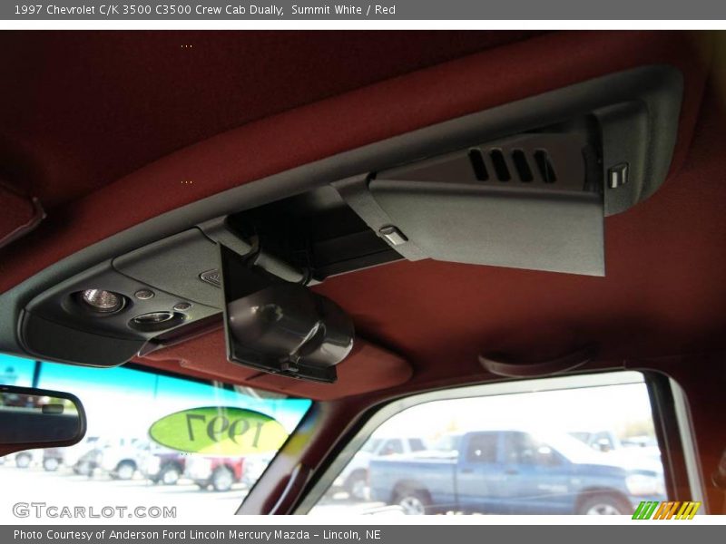 Summit White / Red 1997 Chevrolet C/K 3500 C3500 Crew Cab Dually