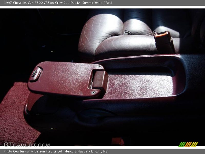 Summit White / Red 1997 Chevrolet C/K 3500 C3500 Crew Cab Dually