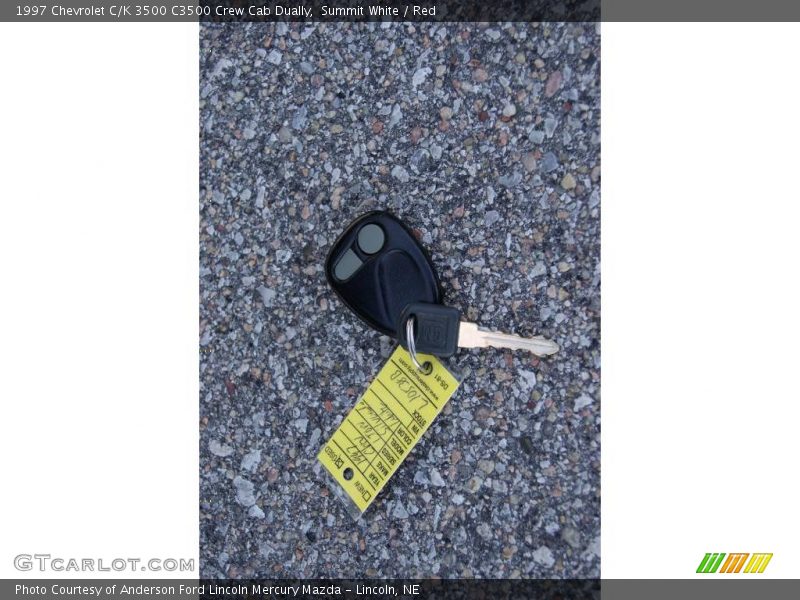 Summit White / Red 1997 Chevrolet C/K 3500 C3500 Crew Cab Dually