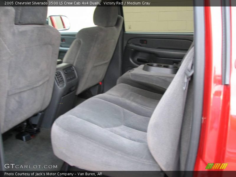 Victory Red / Medium Gray 2005 Chevrolet Silverado 3500 LS Crew Cab 4x4 Dually