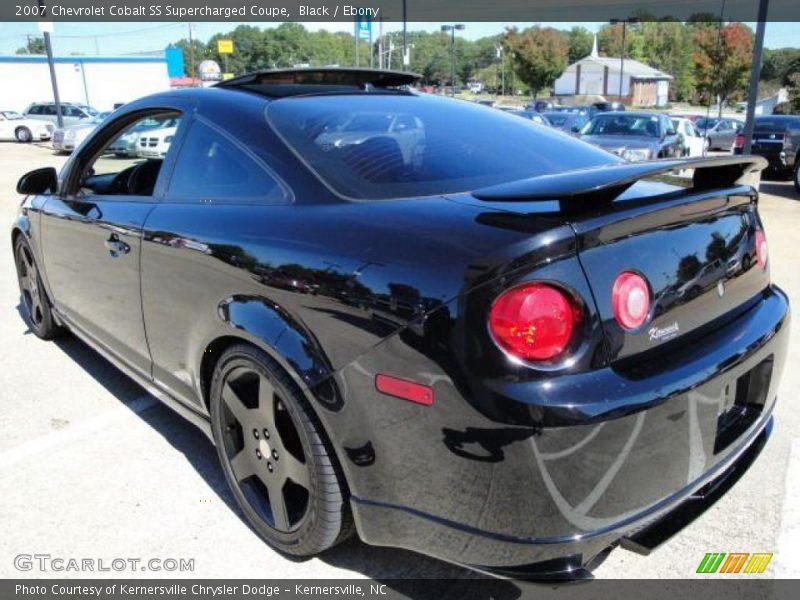 Black / Ebony 2007 Chevrolet Cobalt SS Supercharged Coupe