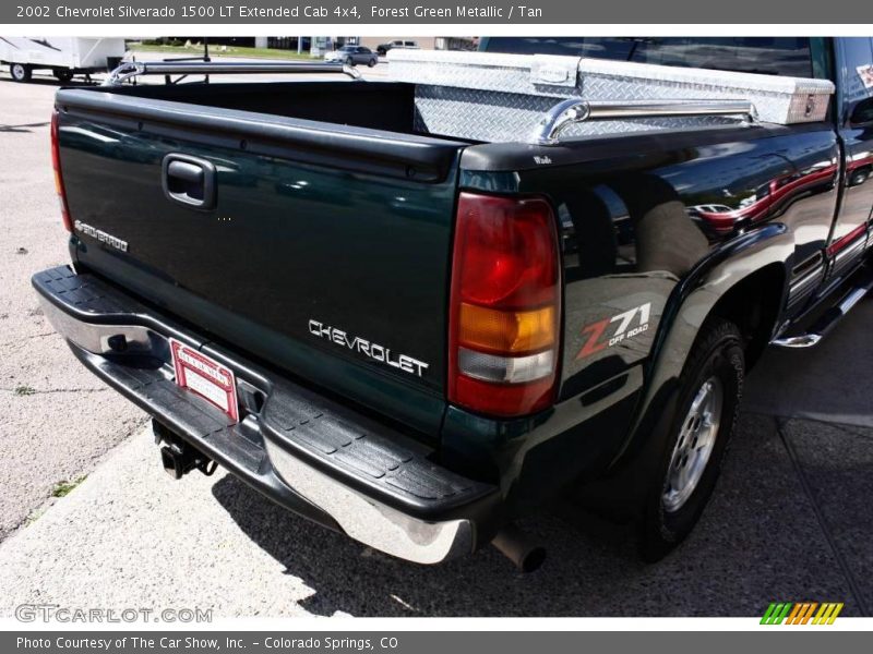 Forest Green Metallic / Tan 2002 Chevrolet Silverado 1500 LT Extended Cab 4x4