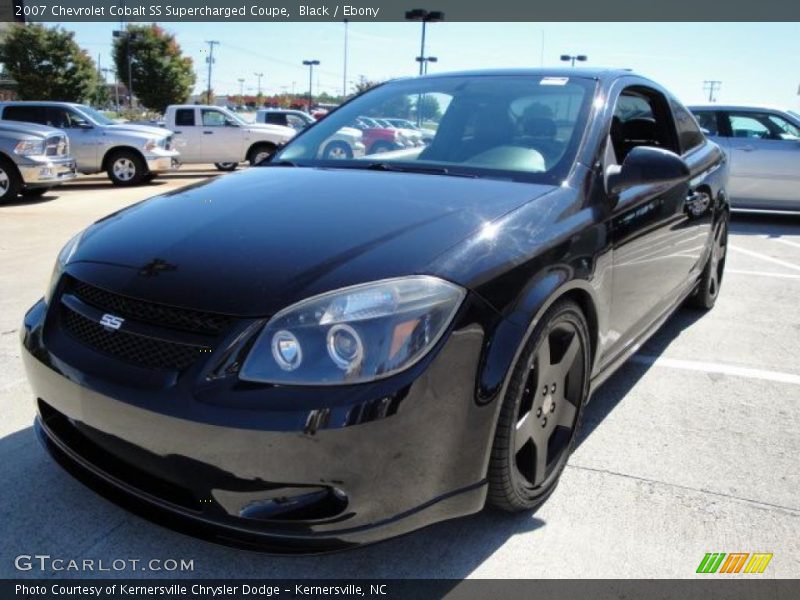 Black / Ebony 2007 Chevrolet Cobalt SS Supercharged Coupe