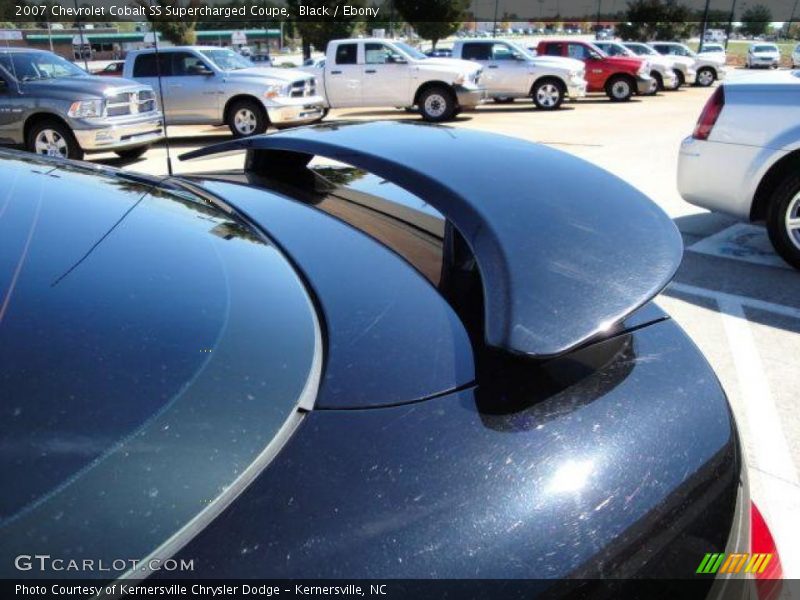 Black / Ebony 2007 Chevrolet Cobalt SS Supercharged Coupe