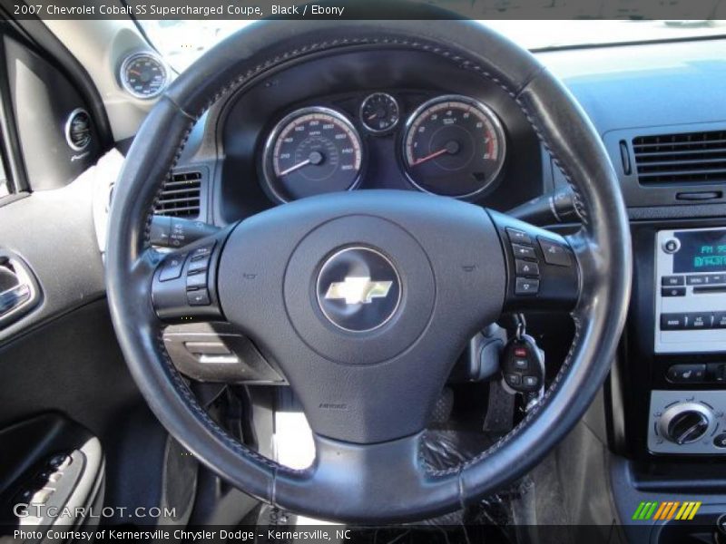 Black / Ebony 2007 Chevrolet Cobalt SS Supercharged Coupe