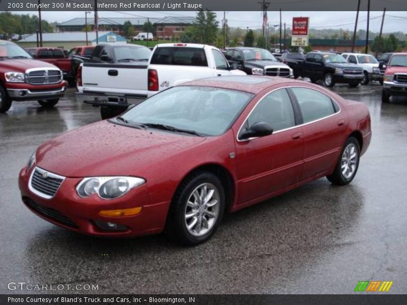 Inferno Red Pearlcoat / Light Taupe 2003 Chrysler 300 M Sedan
