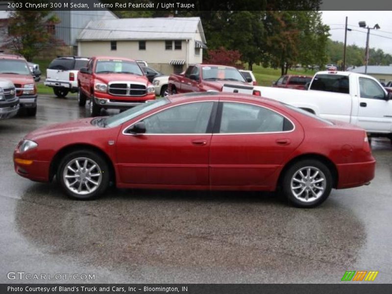 Inferno Red Pearlcoat / Light Taupe 2003 Chrysler 300 M Sedan