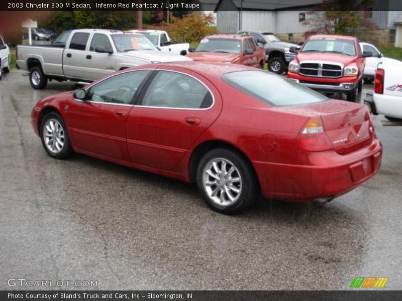 Inferno Red Pearlcoat / Light Taupe 2003 Chrysler 300 M Sedan