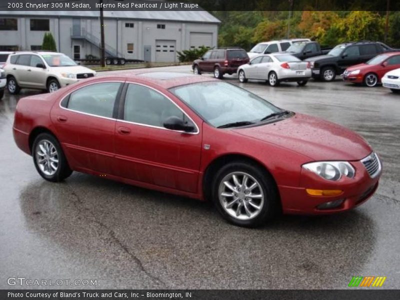 Inferno Red Pearlcoat / Light Taupe 2003 Chrysler 300 M Sedan