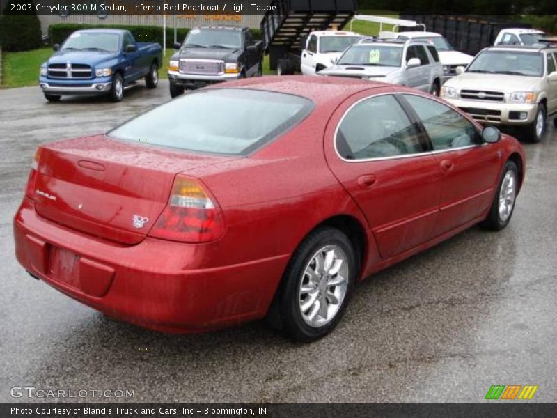 Inferno Red Pearlcoat / Light Taupe 2003 Chrysler 300 M Sedan