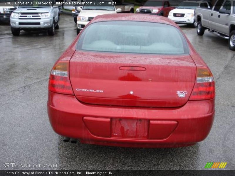 Inferno Red Pearlcoat / Light Taupe 2003 Chrysler 300 M Sedan