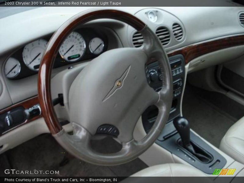 Inferno Red Pearlcoat / Light Taupe 2003 Chrysler 300 M Sedan