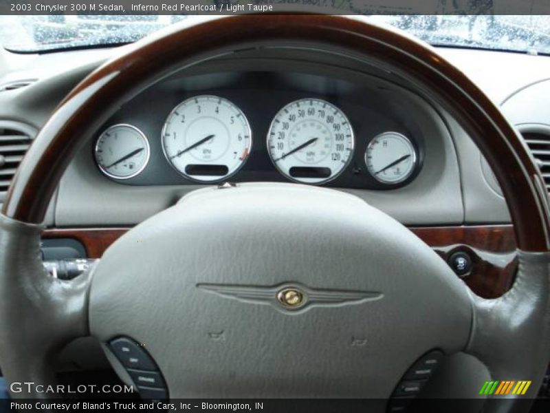 Inferno Red Pearlcoat / Light Taupe 2003 Chrysler 300 M Sedan