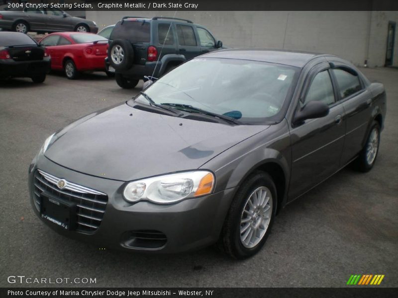 Graphite Metallic / Dark Slate Gray 2004 Chrysler Sebring Sedan