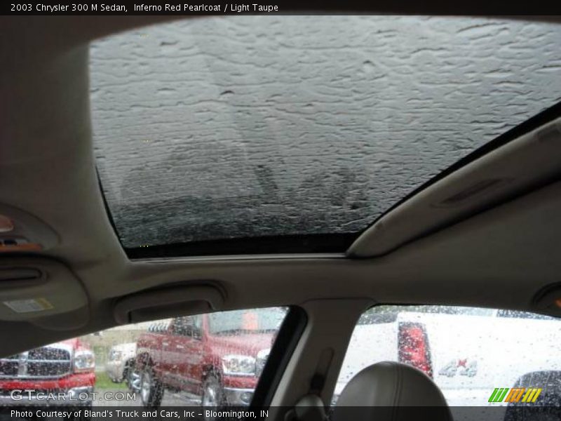 Inferno Red Pearlcoat / Light Taupe 2003 Chrysler 300 M Sedan