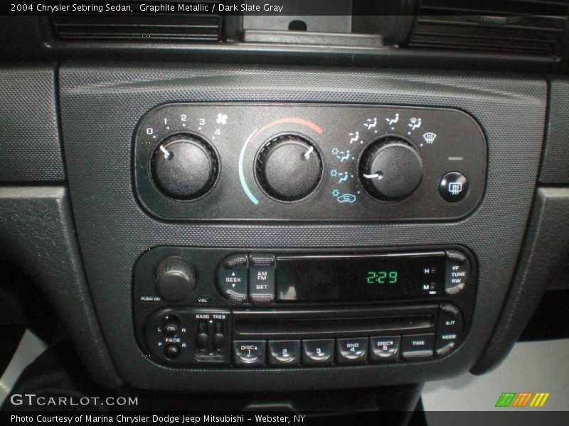 Graphite Metallic / Dark Slate Gray 2004 Chrysler Sebring Sedan