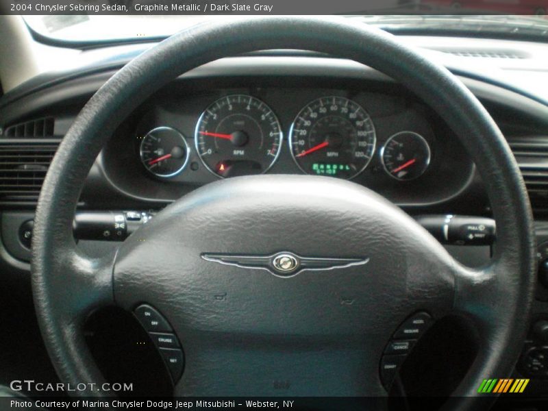 Graphite Metallic / Dark Slate Gray 2004 Chrysler Sebring Sedan