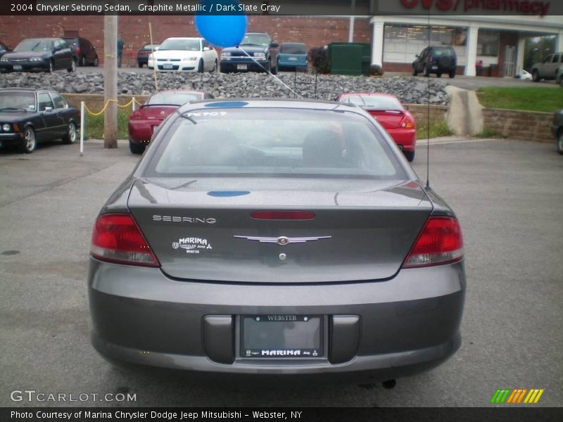 Graphite Metallic / Dark Slate Gray 2004 Chrysler Sebring Sedan