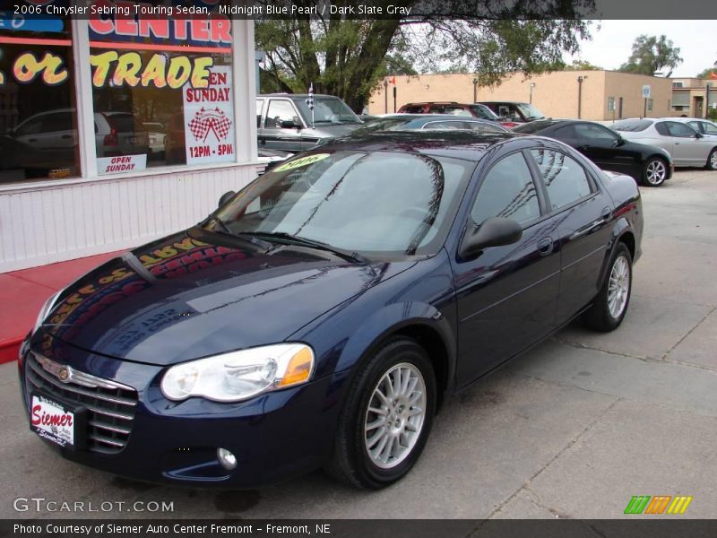Midnight Blue Pearl / Dark Slate Gray 2006 Chrysler Sebring Touring Sedan