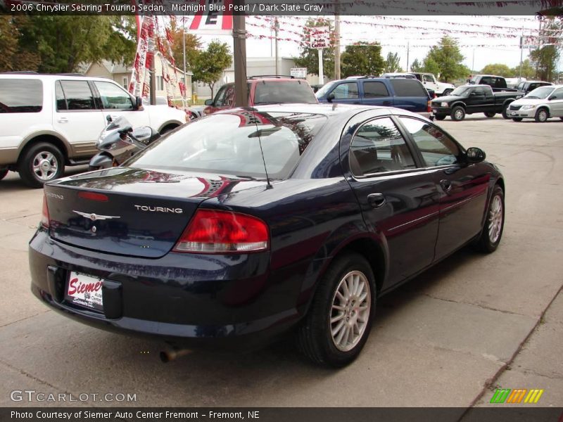 Midnight Blue Pearl / Dark Slate Gray 2006 Chrysler Sebring Touring Sedan