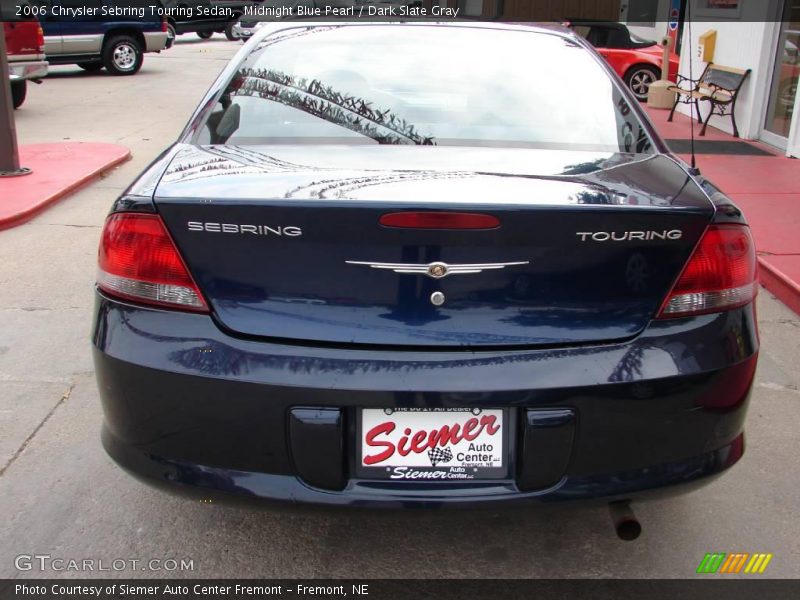 Midnight Blue Pearl / Dark Slate Gray 2006 Chrysler Sebring Touring Sedan