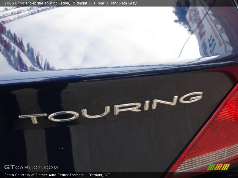 Midnight Blue Pearl / Dark Slate Gray 2006 Chrysler Sebring Touring Sedan