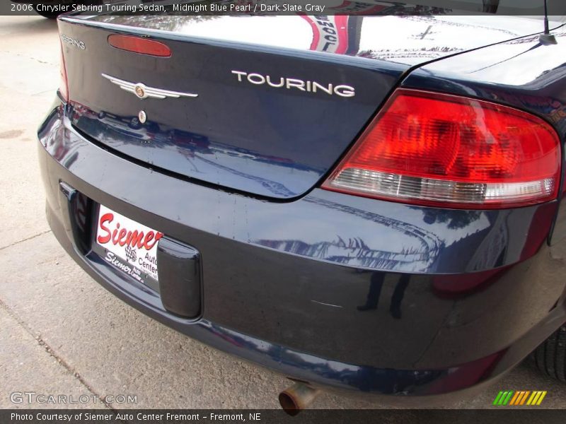 Midnight Blue Pearl / Dark Slate Gray 2006 Chrysler Sebring Touring Sedan