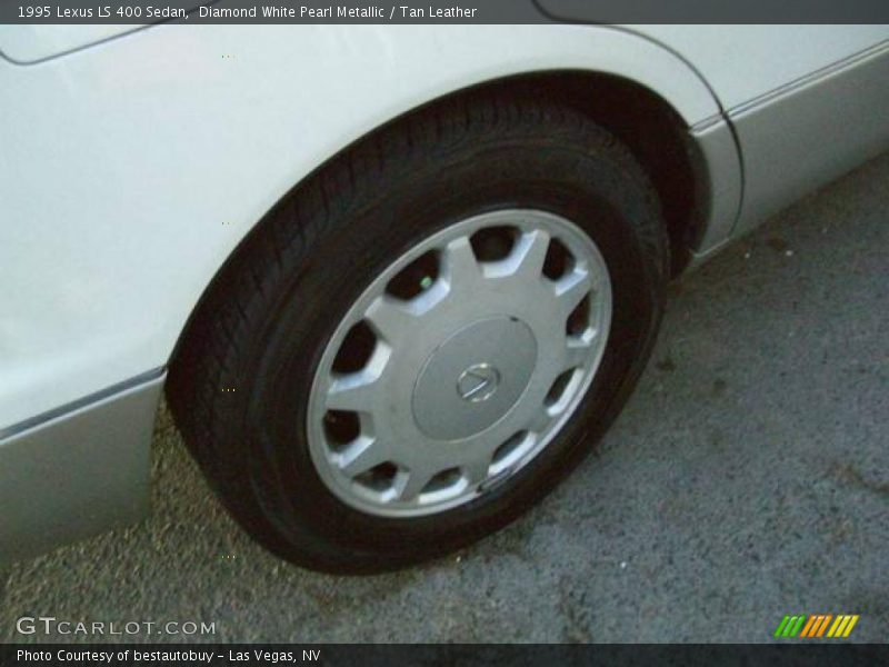 Diamond White Pearl Metallic / Tan Leather 1995 Lexus LS 400 Sedan