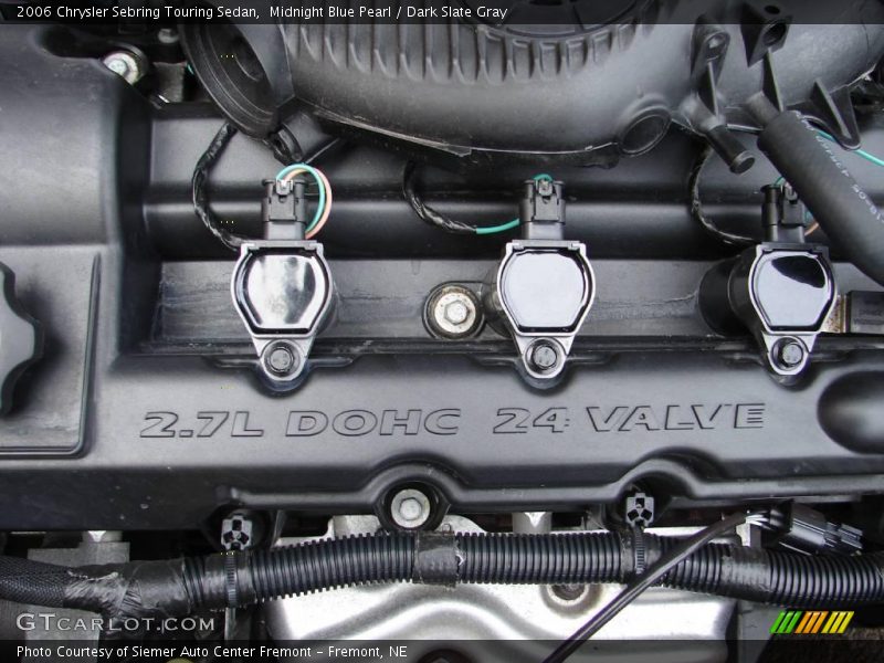 Midnight Blue Pearl / Dark Slate Gray 2006 Chrysler Sebring Touring Sedan