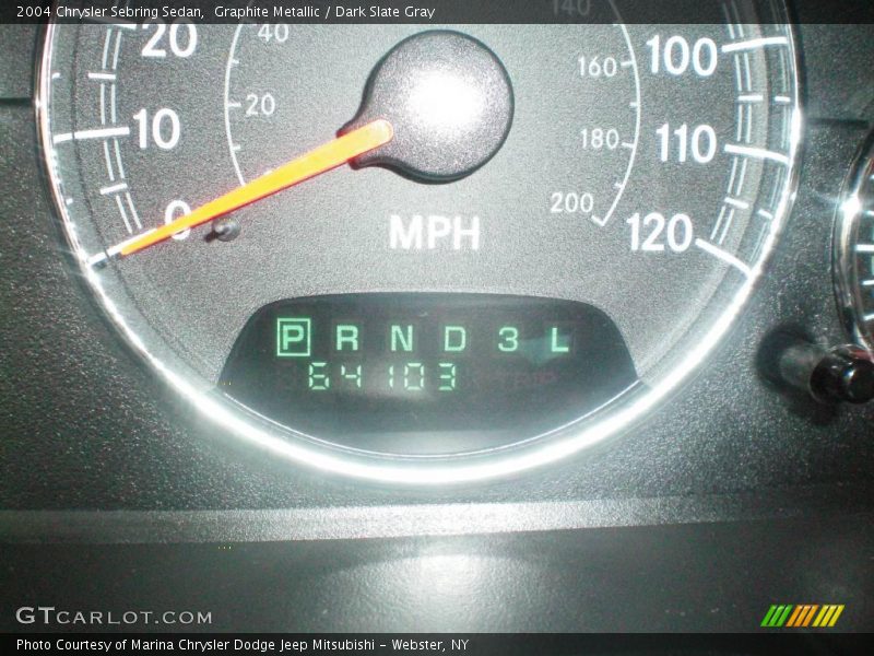 Graphite Metallic / Dark Slate Gray 2004 Chrysler Sebring Sedan