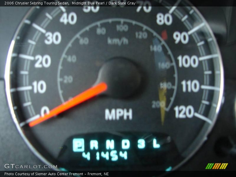 Midnight Blue Pearl / Dark Slate Gray 2006 Chrysler Sebring Touring Sedan